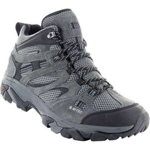 Hi-Tec Ravus Vent Mid WP Mens Boots - Size 10 - Charcoal/Grey/Black