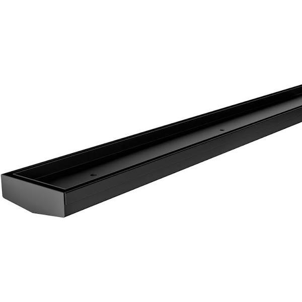 Phoenix V Channel Drain Ti 75 x 750mm Outlet 65mm Matte Black 201-1123-10