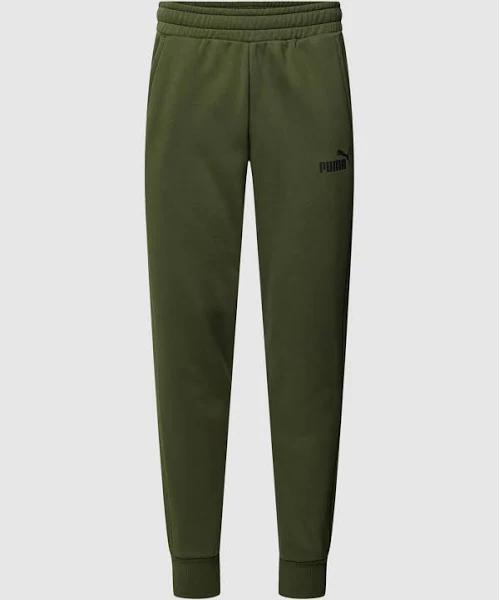 Puma Men's Essentials Logo Fleece Trackpants / Tracksuit Pants - Myrtle L