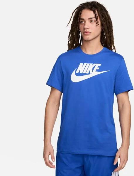 Nike Mens Sportswear Icon Futura Tee Blue S