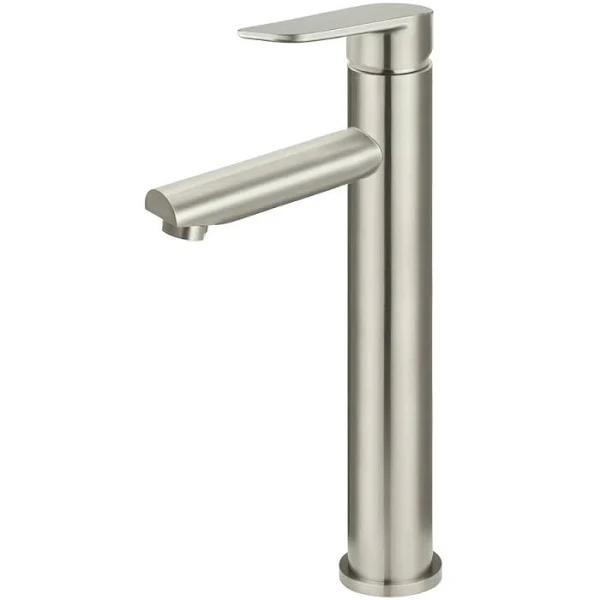 Meir | Round Paddle Tall Basin Mixer - Brushed Nickel