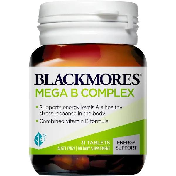 Blackmores Mega B Complex - 31 Tablets