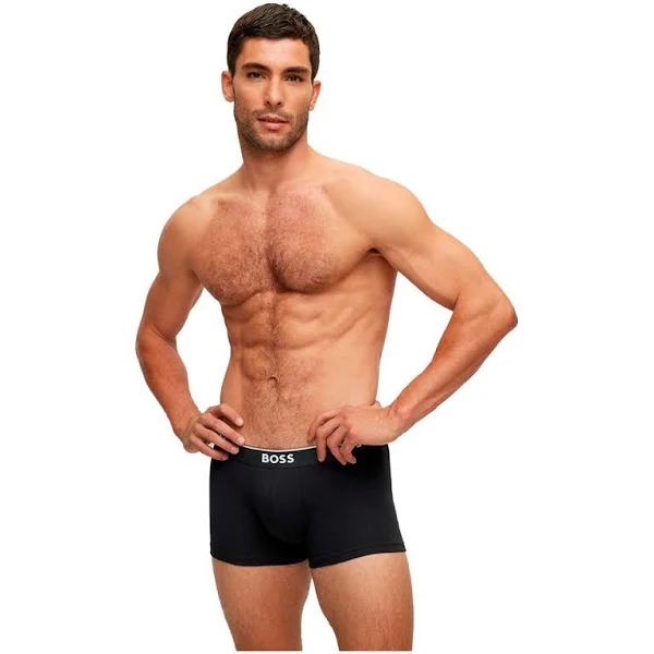 Boss Bodywear 3 Pack Power Boxer Shorts, Size 2XL, Black