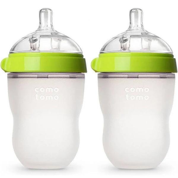 Comotomo Baby Bottle Green