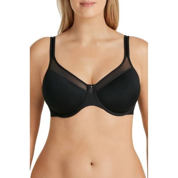 Playtex Ultralight Illusion Bra Black / DD / 18