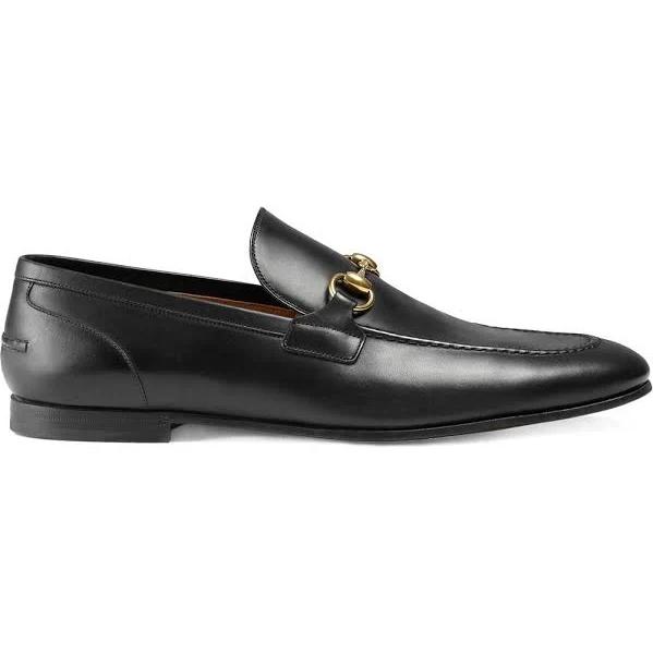 Gucci - Men - Jordaan Horsebit Leather Loafers Black - UK 7.5