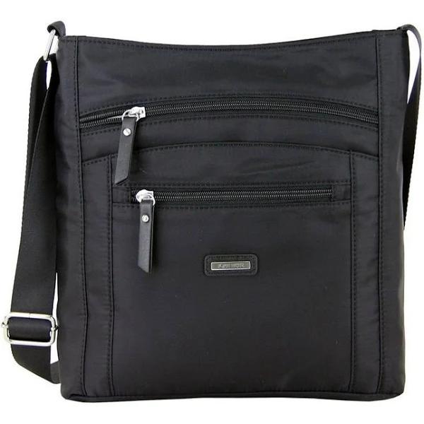 Joan Weisz Sling Zippered Bag Black