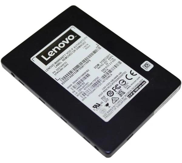 Lenovo ThinkSystem 2.5 Inch 5200 960GB Entry SATA 6GB Hot Swap SSD