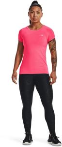 Under Armour Womens HeatGear Armour T-Shirt - Pink - Size - XS