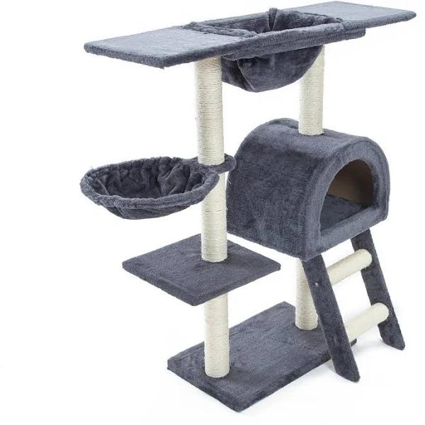 Paw Mate 100cm Grey Cat Tree Atacama Multi Level Scratcher