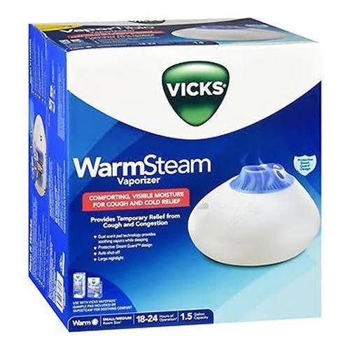 Vicks Warm Steam Vaporizer With Nightlight #V150 1.5 Gallon