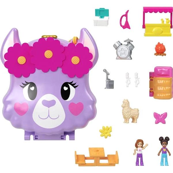 Polly Pocket Camp Adventure Llama Compact