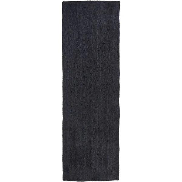 Bondi Black Runner Rug 400X80CM