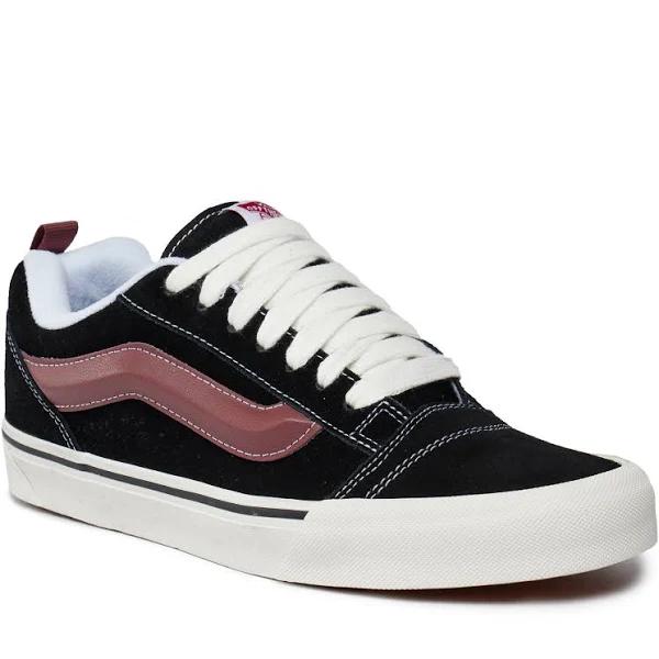 Vans Knu Skool Chunky Sneakers in Black and Red