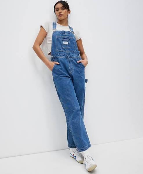 Stussy Women's Nevada Denim Overalls Indigo Denim - Size 12