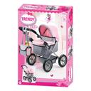 Bayer Trendy Doll Pram - Grey/Pink