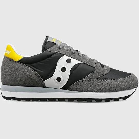 Saucony Originals Jazz Original Shoes Dark Grey Black Yellow - 44