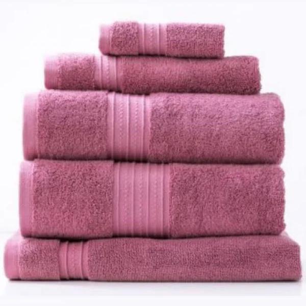 Renee Taylor Brentwood Low Twist Face Towel, 33x33cm / Rosebud