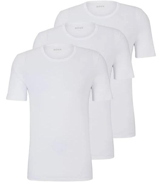 Boss 3-Pack Classic T-Shirts - White