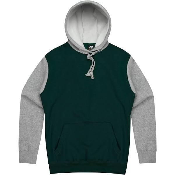 Monash Mens Hoodies - Assorted Colours - 1530 BOTTLE/GREY / L