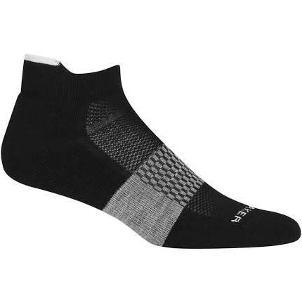 Icebreaker Merino Multisport Light Micro Mens Socks - Black/Snow - S