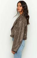 Staten Island Jacket - Chocolate - M - Women's Jackets - Lioness Fashion | AfterPay Available