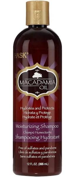 Hask Macadamia Oil Moisturizing Shampoo, 12 Ounce