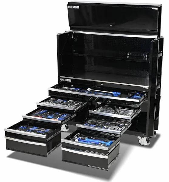 Kincrome K1969B - Contour Trolley Tool Kit - 455 Piece 12 Drawer 60" Black