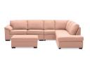 Rumpus Fabric Corner Suite Right-Hand Facing Chaise with Sofa Bed Pink - Upholstered