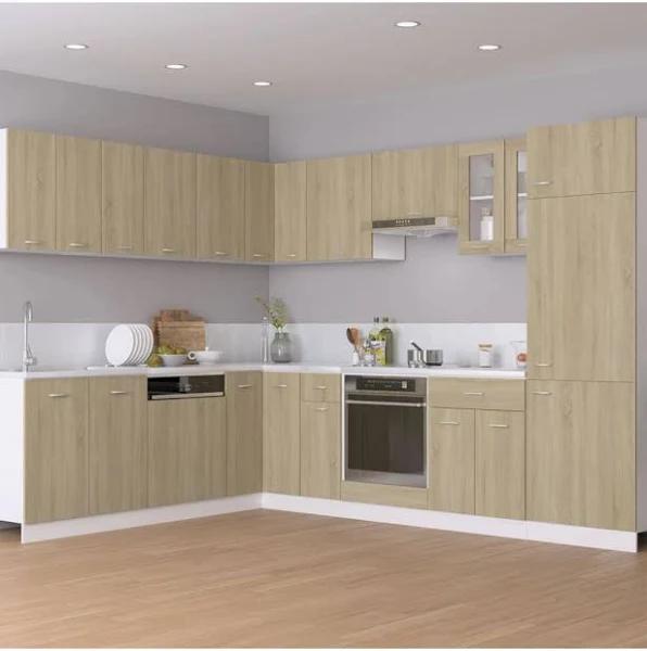 vidaXL - Oven Cabinet Chipboard - Sonoma Oak - 60x46x81.5 cm