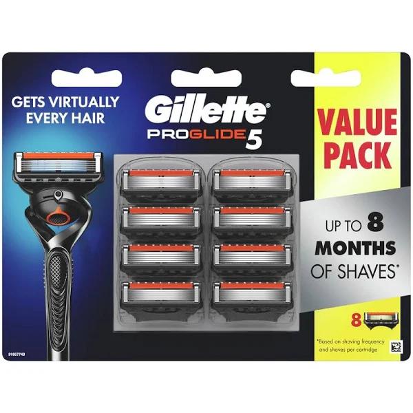 Gillette Fusion Proglide 5 Manual Razor Blades 8 Pack