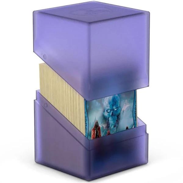 Ultimate Guard Boulder Deck Case 100+ Standard Size Amethyst Deck Box