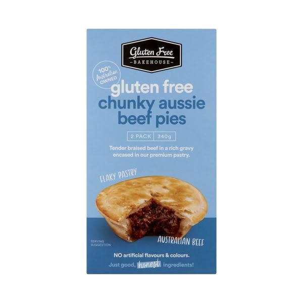 Gluten Free Bakehouse Chunky Beef Pie 2 Pack