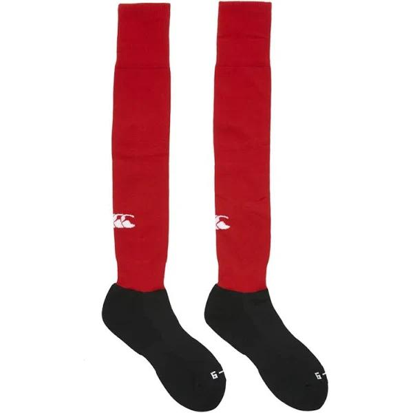 Canterbury Playing Socks - Red (Size M - UK 6-10)