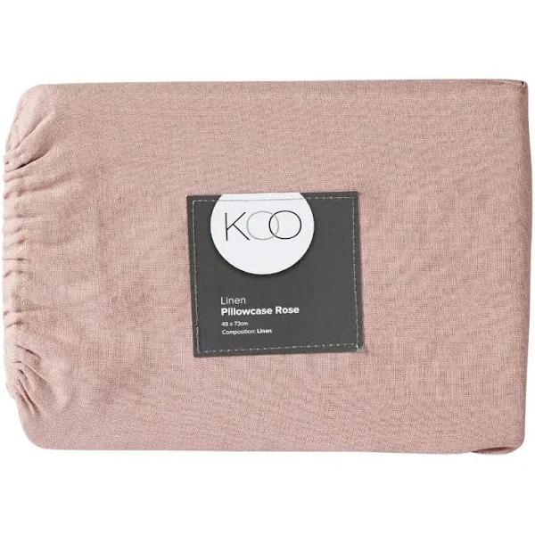 KOO Washed Linen Standard Pillowcase