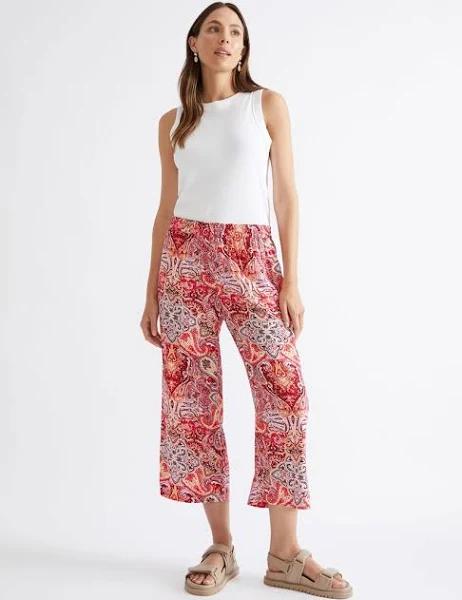 Katies 7/8 Printed Pants - Size 18 - Womens