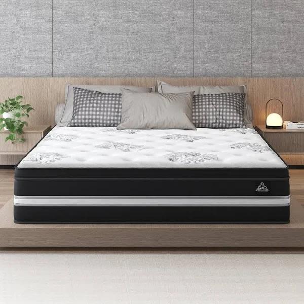 Starry Eucalypt Mattress King Single Size Euro Top Pocket Spring 7 Zone 34cm Bethany