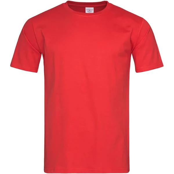 Stedman Mens Classic Fitted Tee Scarlet Red Mens Tee