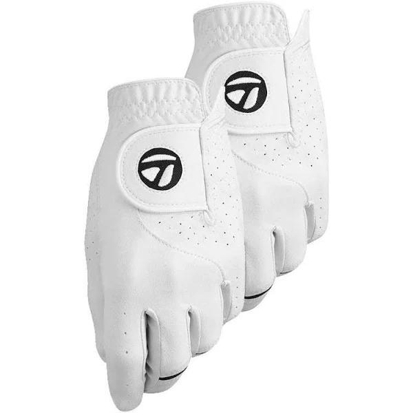 TaylorMade Stratus Tech Golf Glove - 2 Pack White