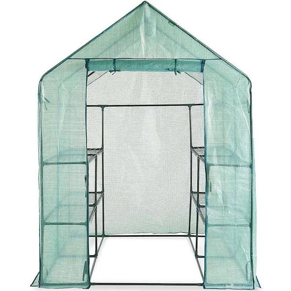 Greenlife 4 Tier Walk-in Greenhouse - 1950 x 1430 x 1430mm