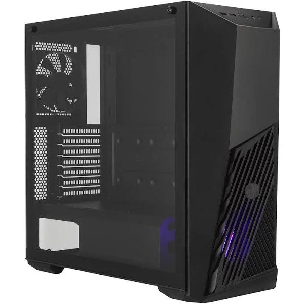 Cooler Master MasterBox K501L RGB Tempered Glass Mid-Tower ATX Case - Black