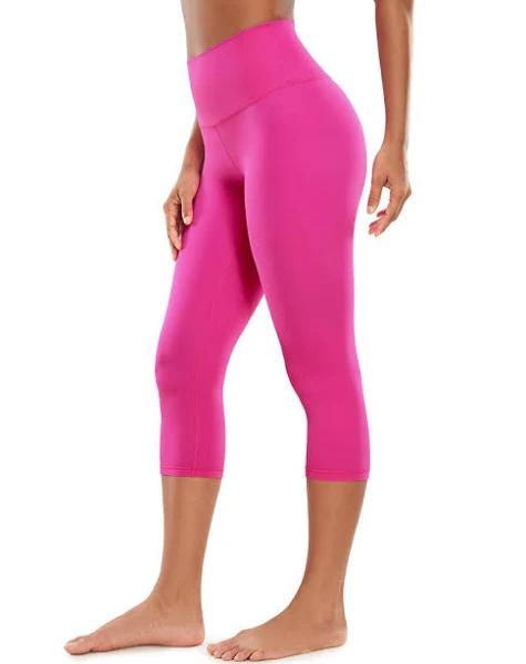 CRZ Yoga Women's Yoga Lounge High Rise Butterluxe Yoga Leggings 19'' Hibiscus Purple / M