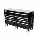 Kincrome K1968B Contour 60" 12 Drawer Trolley Tool Kit Black 454-Piece