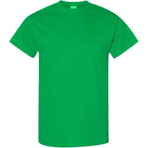 Gildan Mens Heavy Cotton Short Sleeve T-Shirt Irish Green M