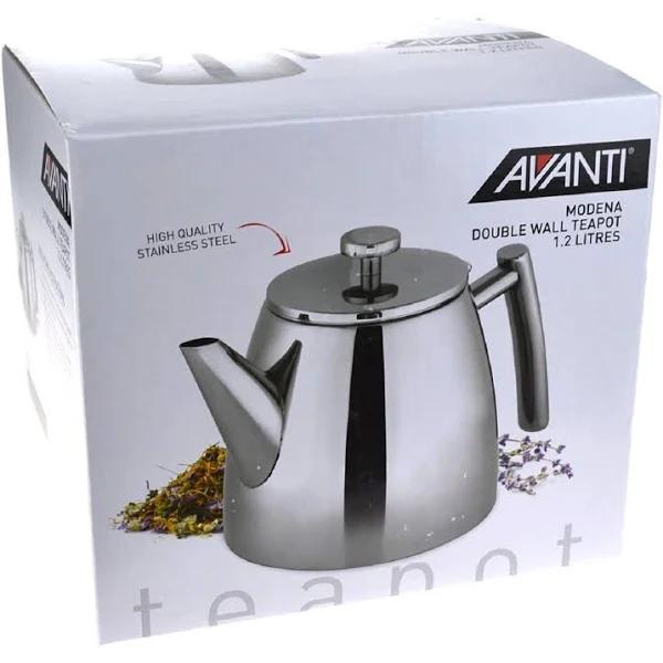 Avanti Modena Double Wall Stainless Steel Teapot 1.2 Litre