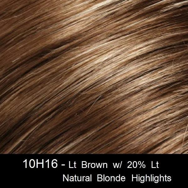 Jon Renau Top Coverage 12 Synthetic Hairpiece, 10H16 Latte