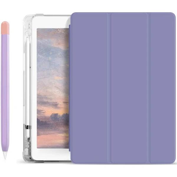 StylePro Combo, iPad 10th, 10.9” 2022 Smart Folio Case + Apple Pencil 2 Case, Purple.