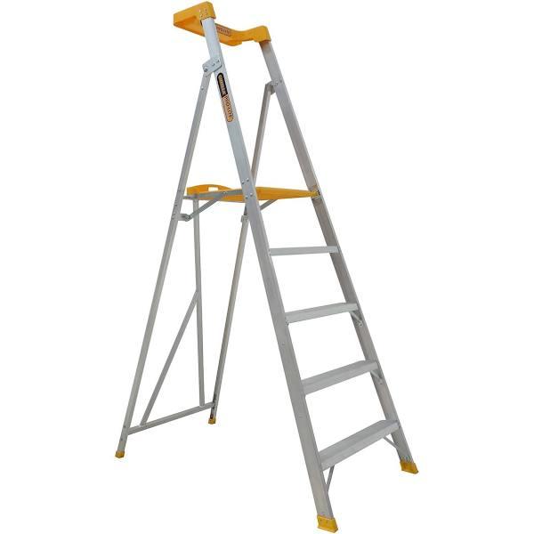 Gorilla Ladders 150kg Pro-Lite 5 Step Aluminium Platform Ladder