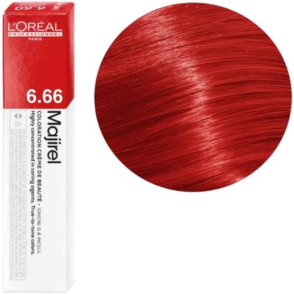 L'Oreal Professionnel Majirouge 6.66 Dark Extra Red Blonde 50ml