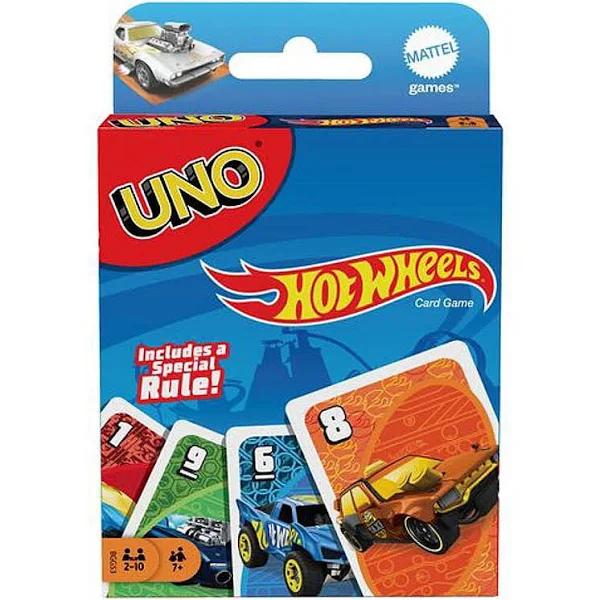 Uno Card Game - Hot Wheels